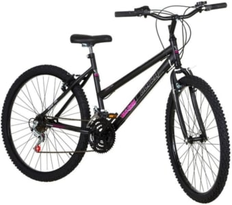 Bicicleta Aro 26 Ultra Bikes Feminina Preto 18 Marchas Freios V-Brake  