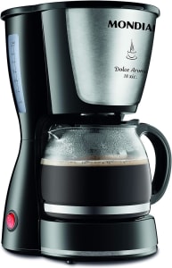 Cafeteira Elétrica Dolce Arome, Mondial, Preto/Inox, 550W, 220V - C-30 18X