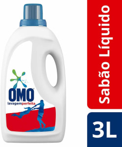 Sabão Líquido Omo Lavagem Perfeita 3 L, OMO, 3L