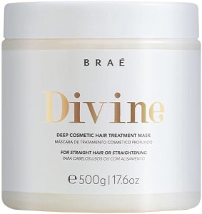 Braé Divine Máscara para Cabelos Lisos ou com Alisamento 500g 