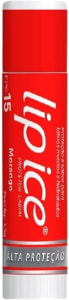 Lip Ice Protetor Labial FPS15 - Morango 3.5g