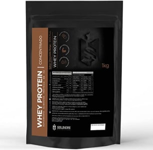 Whey Protein Concentrado 1kg Chocolate Belga Soldiers Nutrition