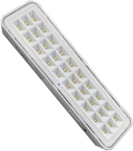 4 Unidades de Luminária De Emergência 30 LEDS 2W Elgin Bivolt Bateria até 6 horas Luz Branca Fria