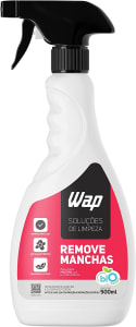 Removedor De Manchas De Tecidos E Estofados WAP REMOVE MANCHAS 500ML, Branco E Rosa