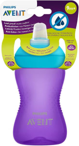 COPO MACIO ROXO 300ml 10 OZ 9 M, Philips Avent, Roxo e Verde