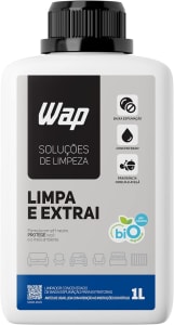 WAP Detergente Limpador Para Extratoras Limpa E Extrai 1L Com Fragrância E Sem Espuma Branco E Azul