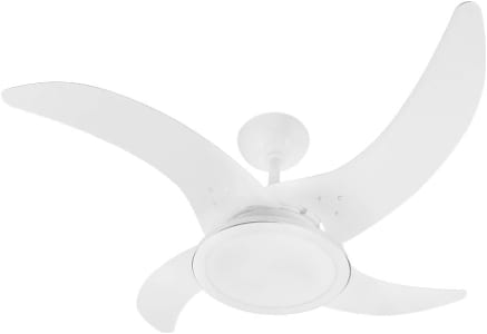 Ventilador Marreiro LED 110/127V 4P, Tron, Branco