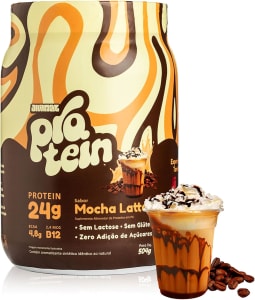 JHAMAL Suplemento Alimentar De Proteína Em Pó - Sabor Mocha Latte - 504g