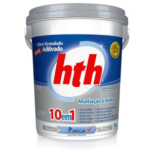 Cloro Aditivado Mineral Brilliance Granulado Hth 10 em 1 - 10 Kg