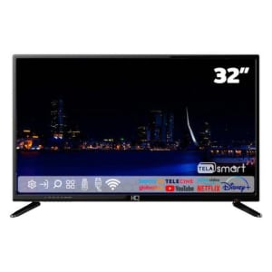 Smart TV LED 32" HD HQ HQSTV32NP Netflix Youtube 2 HDMI 2 USB Wi-Fi - - Magazine Ofertaesperta