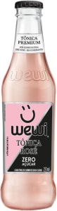 4 Unidades — Wewi Água Tônica Rosé ZERO Garrafa 255ml