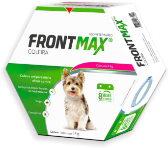  COLEIRA FRONTMAX 38CM ATE 4KG 14G VETOQUINOL 