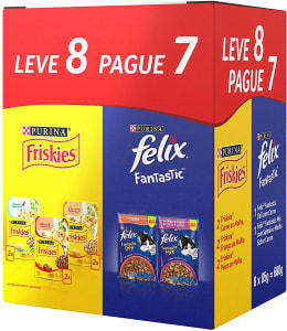 Promo Pack Ração Úmida Friskies e Felix