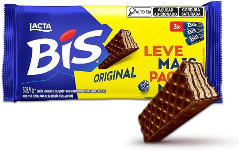 Bis Xtra Chocolate Bis Ao Leite Tripack (3 Unidades De 100 8G)