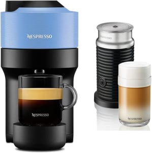 Nespresso Vertuo Pop Azul Pacífico 110V + Aero 3, Cafeteira