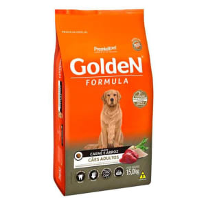 Ração Golden Fórmula Cães Adultos Carne E Arroz - 15kg