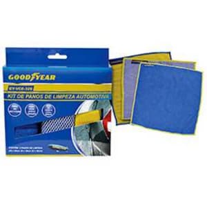 Kit de Panos de Limpeza Automotiva Goodyear VCE-329