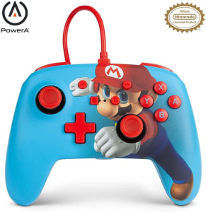  Powera 1518605-01 Controle P/ Nsw Wired Controller Mario Punch - Nintendo Switch 