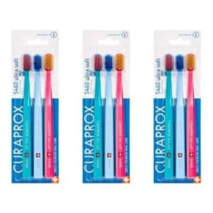 Curaprox 5460 Trio Escova Dental Ultra Macia C/3 (kit C/03)