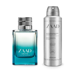 Combo Presente Natal Zaad: Eau de Parfum 95ml + Desodorante Antitranspirante 75g/125ml