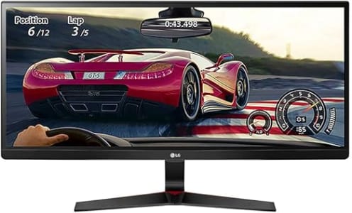 Monitor Gamer IPS 29" Full HD LG 75 Hz AMD FreeSyn e Flicker Safe 1 HDMI 1 DisplayPort 29UM69G-B.AWZM