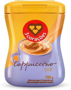 3 Corações Cappuccino Diet 150g