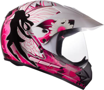 Capacete Ebf Super Motard Fada 60/Branco