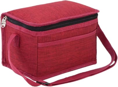 Bolsa Térmica Necessaire Academia Marmita Fitness Mamadeira (Vermelho)