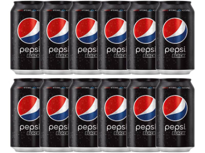 Refrigerante Lata Pepsi Black Zero Açúcar - 12 Unidades 350ml