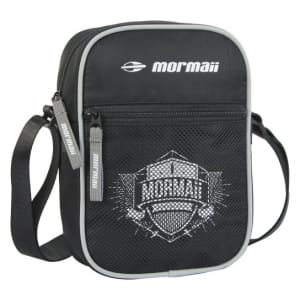 Bolsa de Ombro Mormaii Estampada Tela - Preto+Branco