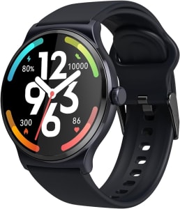 HAYLOU Solar Lite Smartwatch, 1,38" tela sensível ao toque relógio inteligente para homens e mulheres,100+ Modelos Esportivos,SpO2,Monitor de Saúde, IP68