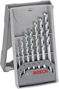 Jogo brocas para concreto Bosch CYL-1 7 peças Ø3-4-5-5.5-6-7-8mm