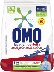 OMO Sabão Em Pó Omo Lavagem Perfeita 1.6Kg Bag