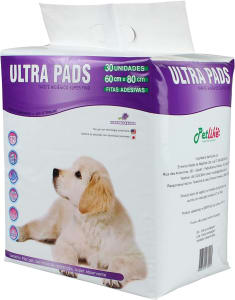 Tapete Higiênico PetLike com Aroma de Lavanda para Cães Ultra Pads 80x60cm - 30 Unidades