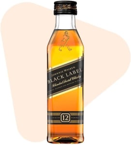 JOHNNIE WALKER Whisky Black Label 12 anos, 50ml