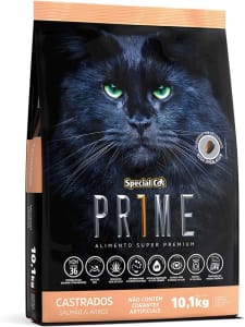 Ração Special Cat Prime Castrados Salmão E Arroz 10,1Kg