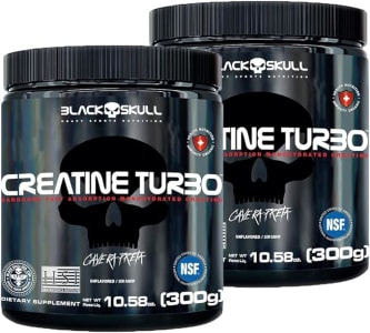 Kit x2 Creatine Turbo 300G Black Skull