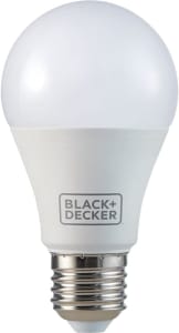 Lampada LED Bulbo Black+Decker, Branca, 9W, Bivolt, Base E27