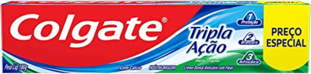 Creme Dental Colgate Tripla Ação Menta Original 180G