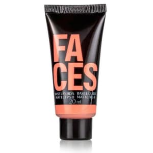 [4 cores] Base Líquida Checkmatte FPS8 Faces Castanho 22 - 20ml