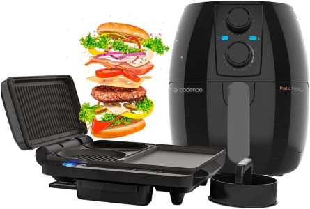 Kit Fritadeira 3L e Grill Burguer 3 em 1, 127V