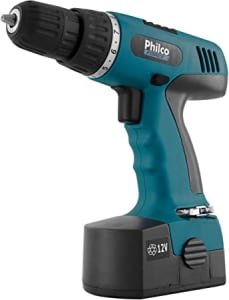 Parafusadeira, Philco, 051105016, Azul/Preto, 12V