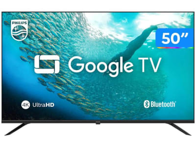 Smart TV 50" 4K UHD D-LED Philips Série 7019 50PUG7019/78 VA Wi-Fi Bluetooth Google Assistente 3 HDMI 2 USB - TV 4K Ultra HD - Magazine OfertaespertaLogo LuLogo Magalu