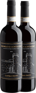 Kit 2 Castello Finoto Brunello di Montalcino DOCG por R$299,90 cada garrafa