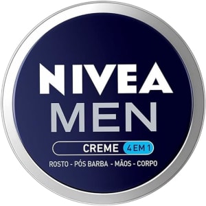NIVEA MEN Creme 4 em 1 75g - Hidratação intensa, evita ressecamento, com vitamina E, textura creme, rápida absorção