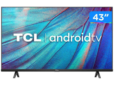 Smart TV TCL 43” FHD LED Android TV VA Wi-Fi Bluetooth HDR Google Assistente Built-in - 43S615