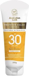 Protetor Solar Australian Gold Corporal Gel Creme Fps30 200g