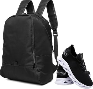 Tênis Masculino Academia/Caminhada Leve + Mochila Masculina - 