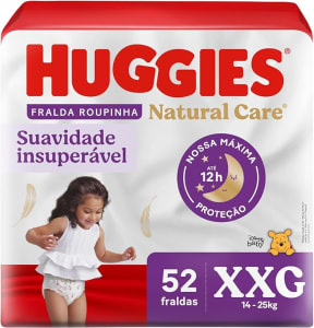 HUGGIES Fralda Huggies Natural Care Roupinha Xxg 52 Unidades