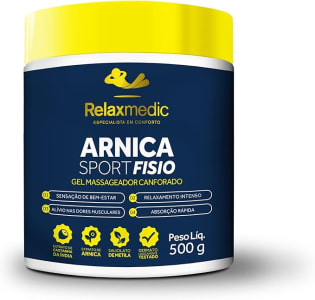 Gel Massageador Arnica Sport Fisio Canforado - Alivio de Dor Muscular - Relaxmedic